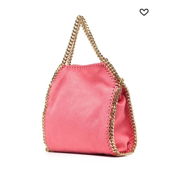 Stella McCartney mini Falabella in flamingo pink and gold - Picture 3 of 16
